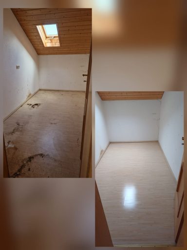 Vorher-Nachher-Reinigung einer Speis in Peißenberg.